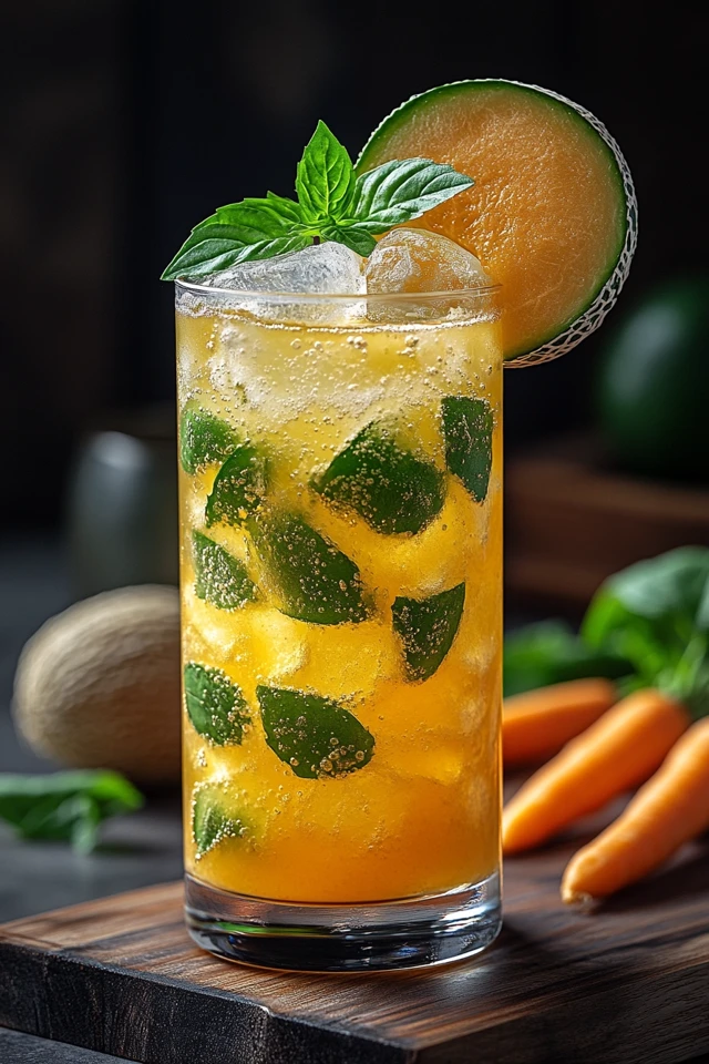 Cantaloupe Carrot Juice: Sweet, Earthy, and Full of Nutrients