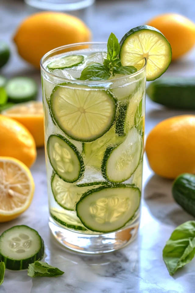 Lemon Lime Cucumber Juice: A Refreshing, Citrusy Drink