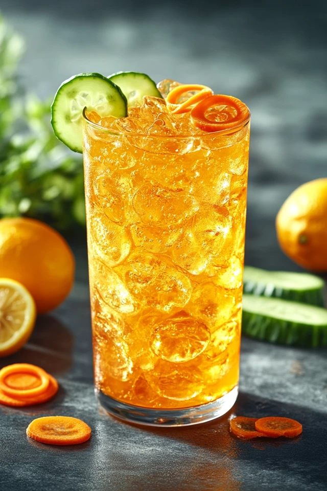 Carrot Cucumber Lemon Juice: A Sweet, Light Refreshment