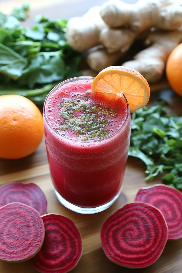 Beetroot Orange Ginger Juice: Earthy, Sweet, and Spicy