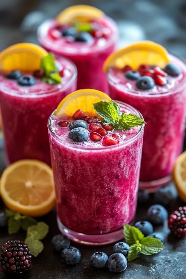 Pomegranate Blueberry Juice: A Sweet, Antioxidant-Packed Drink