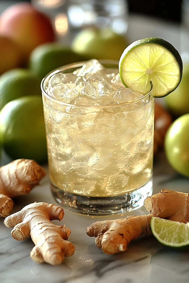Apple Lime Ginger Juice: Sweet, Tangy, and Spicy