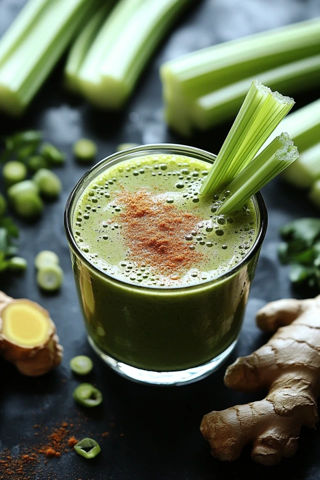 Ginger Celery Juice: A Fresh, Spicy Power Drink