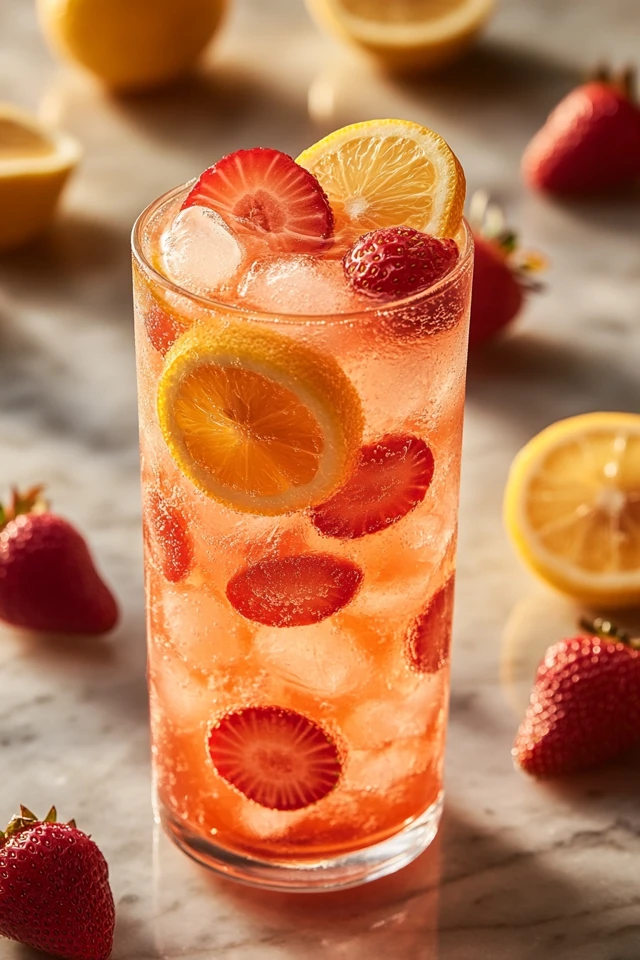 Lemon Strawberry Infused Water: Sweet, Tangy, and Hydrating
