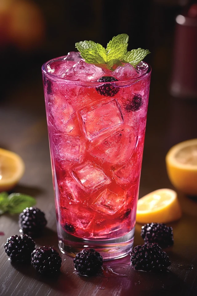 Blackberry Lemon Mint Infused Water: Sweet, Tart, and Refreshing
