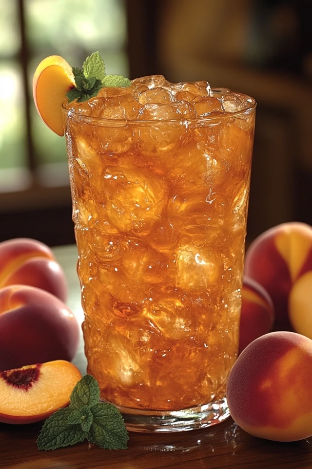 Apple Peach Infused Water: Sweet and Refreshing