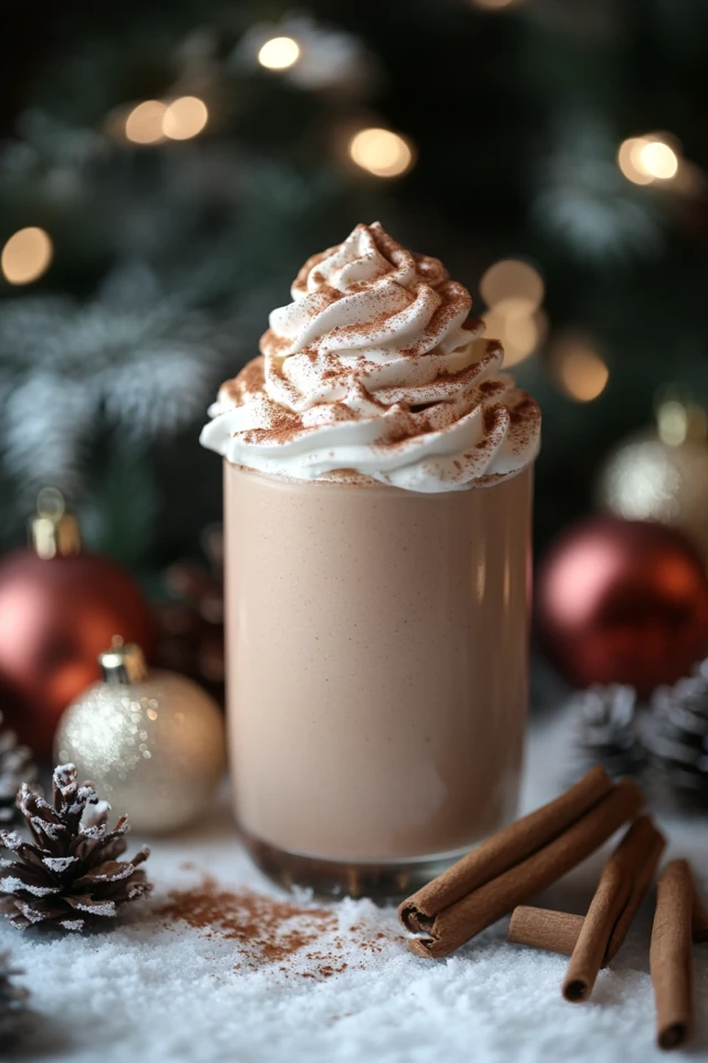 Eggnog Spice Smoothie: A Cool, Creamy Holiday Drink