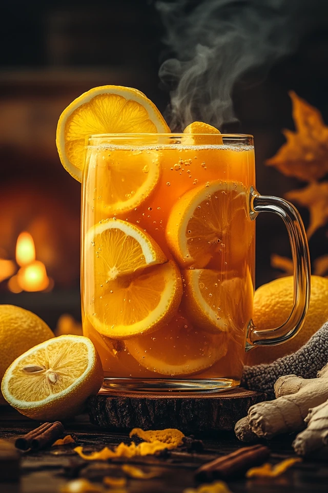 Ginger Lemon Hot Tea: A Soothing, Spicy Winter Drink