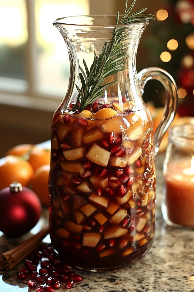Spiked Pomegranate Sangria: A Festive, Tart Holiday Drink