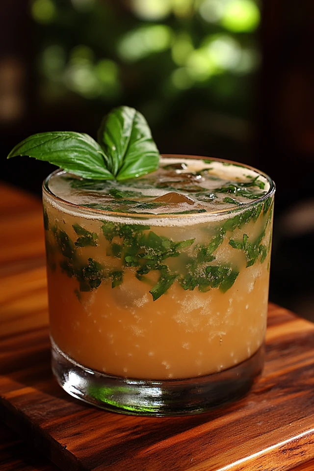 Lemon Basil Whiskey Sour: A Refreshing, Zesty Whiskey Drink