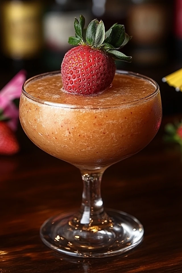 Strawberry Daiquiri: A Sweet and Fruity Rum Cocktail