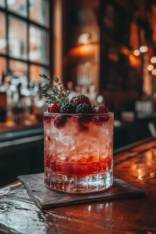 Blackberry Bourbon Fizz: A Sweet, Spicy Whiskey Drink