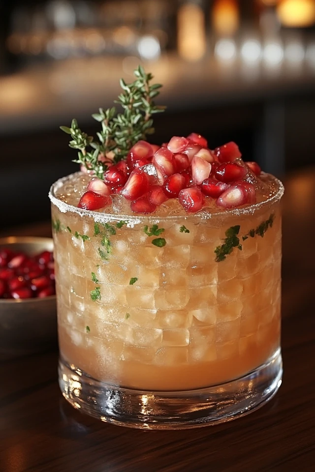 Pomegranate Bourbon Smash: A Tart, Sweet Whiskey Drink