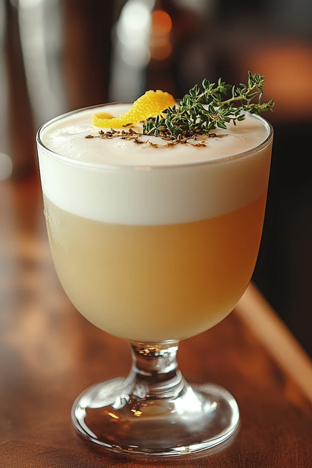 Classic Gin Sour: A Sweet, Tart Gin Cocktail