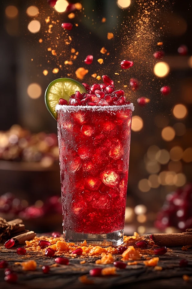 Spicy Pomegranate Margarita: A Bold and Vibrant Option