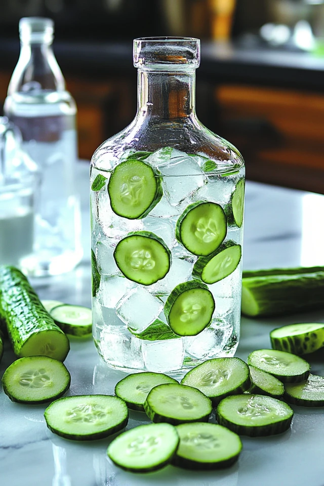 Cucumber Basil Infused Water: Cool, Crisp, and Herbal