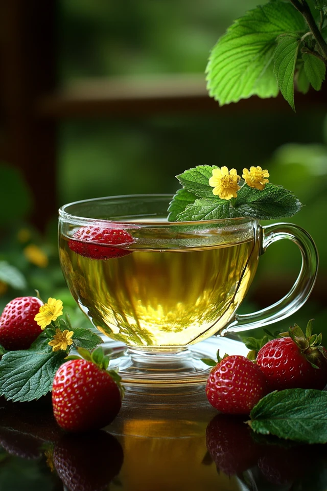 Strawberry Leaf Tea: A Light, Fruity Herbal Infusion