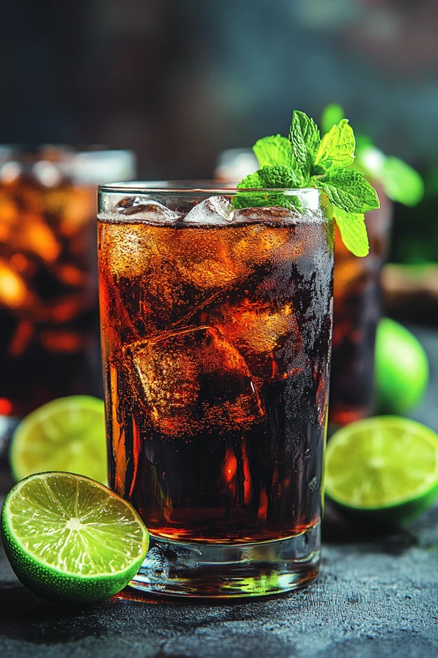 Dark and Stormy: A Spicy Rum and Ginger Beer Drink
