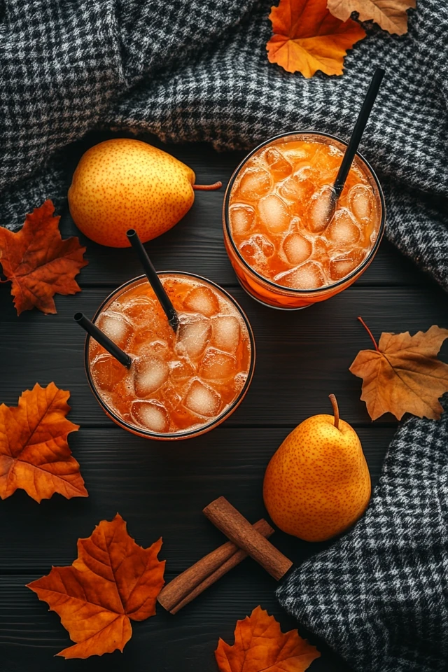Pear Ginger Punch: A Fruity and Spicy Fall Cocktail