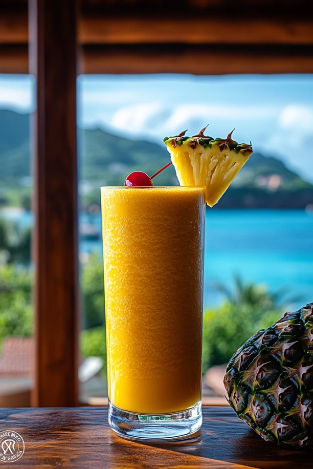 Coconut Pineapple Punch: A Creamy, Tropical Rum Punch