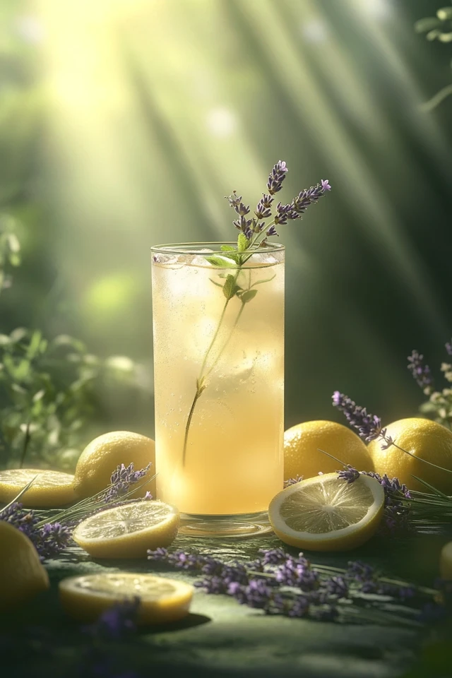 Lavender Honey Lemonade: A Sophisticated and Light Drink