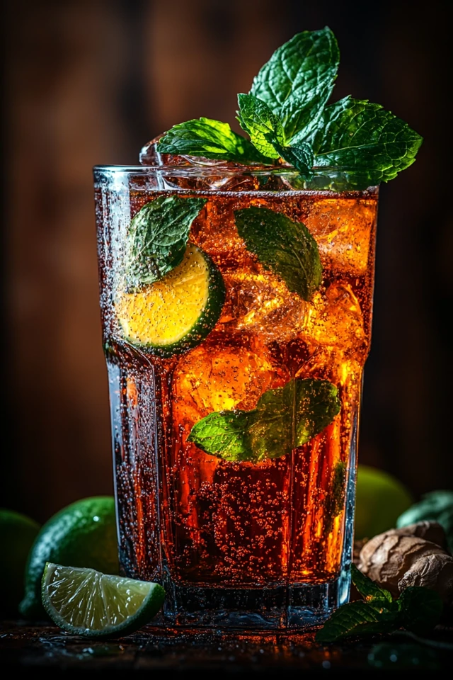 Ginger Mint Limeade: A Spicy Refreshing Option
