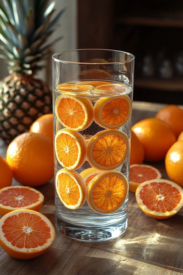 Pineapple Grapefruit Infused Water: Sweet, Tart, and Refreshing