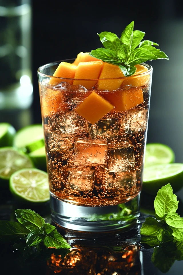 Mango Lime Infused Water: Sweet, Citrusy, and Tropical