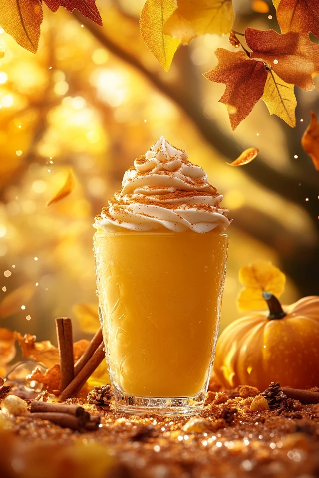 Pumpkin Spice Frappe: A Cool Holiday Drink