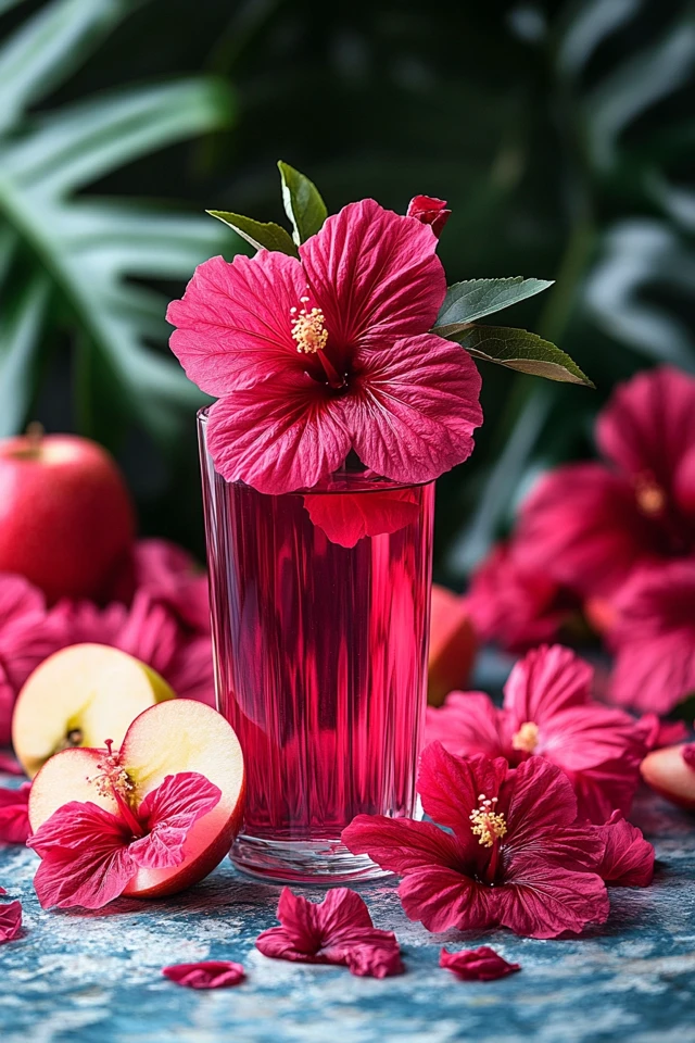 Hibiscus Apple Tea: A Sweet and Tart Herbal Drink