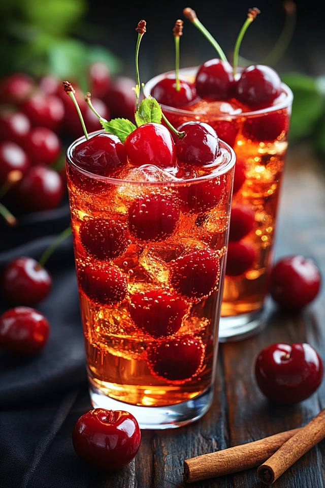 Cherry Bourbon Punch: A Sweet, Spicy Whiskey Drink