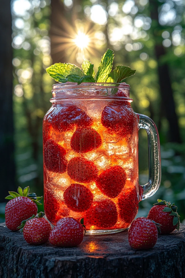 Strawberry Mojito Punch: A Minty, Fruity Cocktail