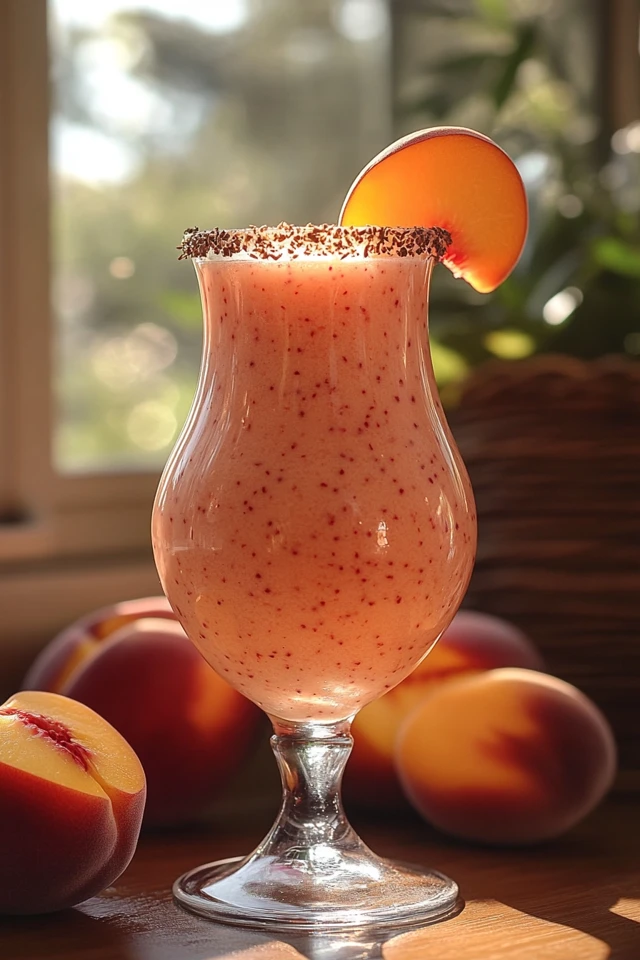 Coconut Peach Punch: A Tropical and Sweet Rum Drink
