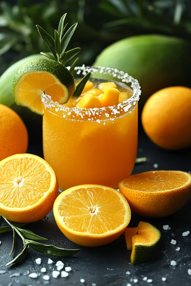 Mango Margarita Punch: A Tropical Tequila Drink