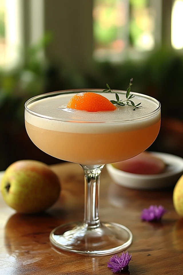 Elderflower Pear Spritz: Floral and Light