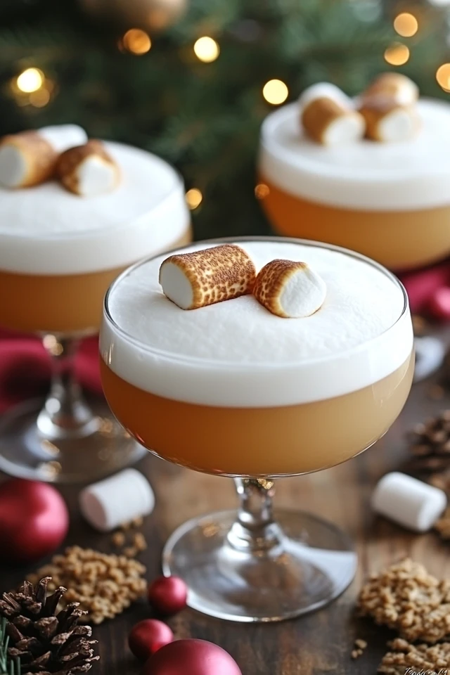 Toasted Marshmallow Whiskey Sour: Perfect for Campfire Nights
