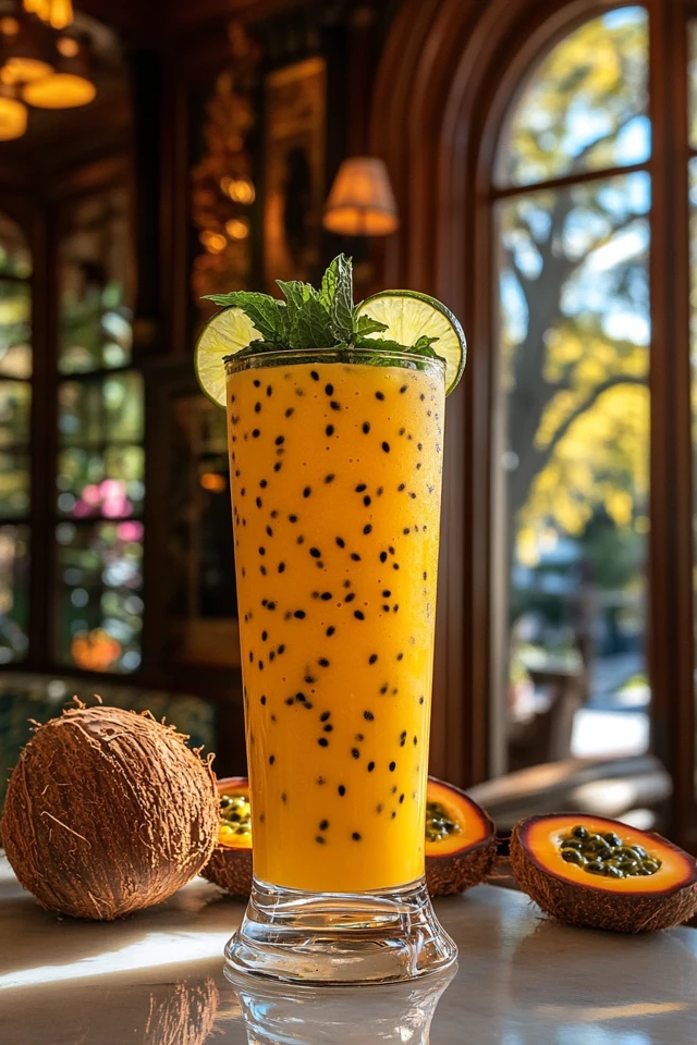 Passionfruit Coconut Mojito: An Exotic Flavor Fusion