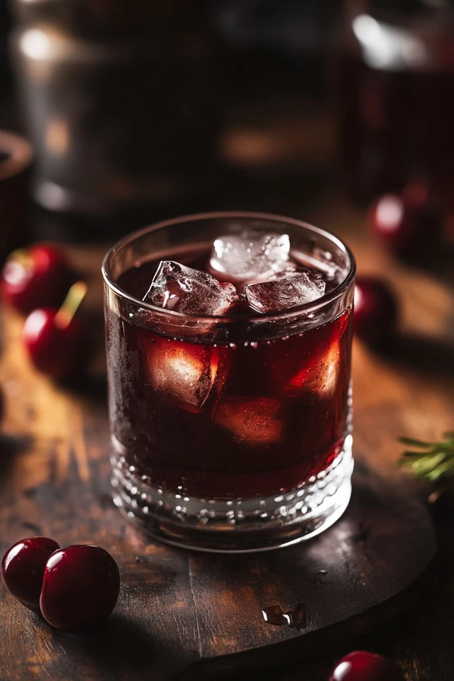 Cherry Bourbon Smash: Rich, Fruity & Seriously Sippable